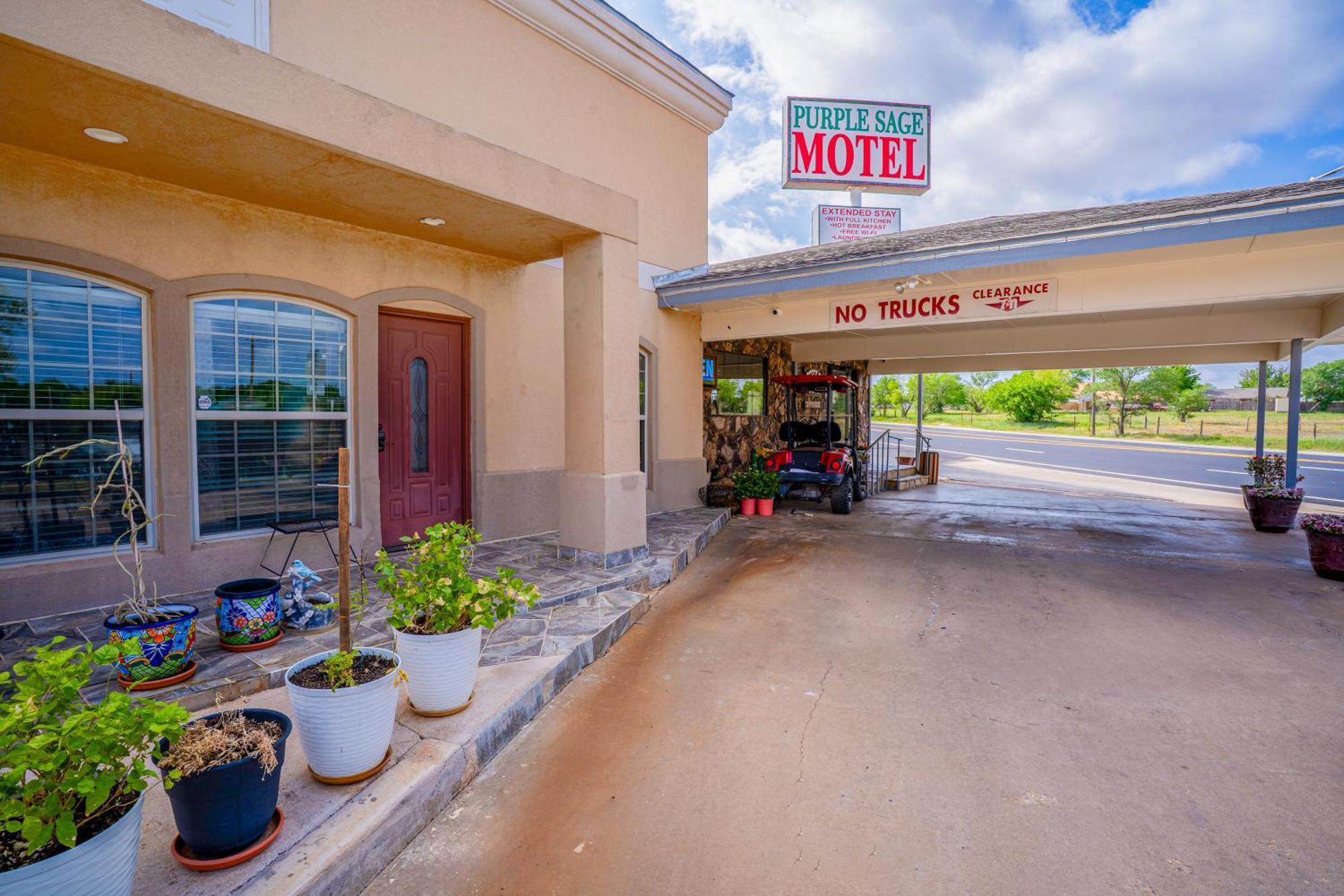 Motel Purple Sage By Oyo Snyder Tx Exterior foto